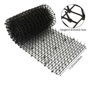 Répulsif pour animaux en plastique <span class=keywords><strong>anti</strong></span>-chats sauvages, pointes de protection contre les excréments, bande plate, tapis pour chats, contre les serpents, les écureuils, les martres - Product Image 5