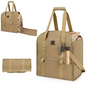 Free Sample Tote <b>Log</b> Heavy Duty Durable Firewood <b>Holder</b> Fireplace Wood Stove Storage Carrier Bag - Product Image 1
