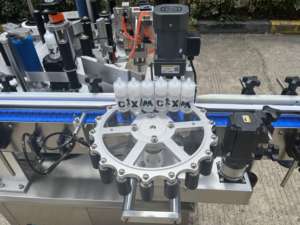 Aplicador de etiquetas de vial pequeño automático de Venta caliente para máquina de etiquetado de botellas redondas - Product Image 3