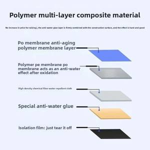 Rollo autoadhesivo moderno, hoja de metal PE para techo, azulejo de acero, cinta de reparación de fugas resistente al agua para uso doméstico - Product Image 3