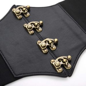 Femmes Steampunk <span class=keywords><strong>Pirate</strong></span> Costumes Corset Ceintures Rétro Boucle Large Taille Cincher <span class=keywords><strong>Ceinture</strong></span> - Product Image 4