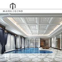 Arquitectura 3d para casa, diseño de lujo, mansión, villa moderna, diseño interior