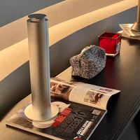 Diffuseur d'huiles essentielles intelligent sans eau - Nébuliseur électrique OEM pour aromathérapie, appareil domestique en métal pour table