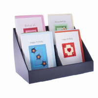 Présentoir de Comptoir en Carton Personnalisé pour Cartes Cadeaux, Bandes Dessinées et Cartes de Vœux