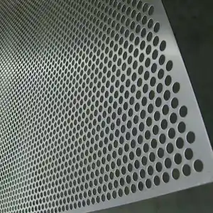 Hoja de acero al carbono perforada/pantalla metálica perforada para panel arquitectónico