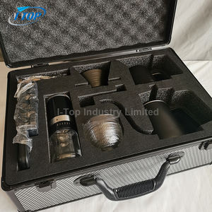 En Stock, <span class=keywords><strong>kit</strong></span> de hervidor de agua árabe, herramientas de <span class=keywords><strong>Barista</strong></span> ecológicas de estilo más nuevo con gotero de café para acampar, servir té/café - Product Image 2