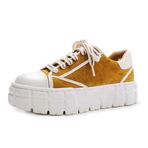 Mode femmes Logo de luxe toile cuir plates-formes chaussures femmes grosses baskets chaussures femmes <span class=keywords><strong>Femme</strong></span> chaussures de créateur - Product Image 2