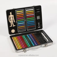 Boîte en plastique contenant 150 pièces, ensemble de dessin DIY, fournitures artistiques pour enfants, ensemble de peinture, ensemble artistique pour enfants, excellent cadeau pour les enfants, cadeau de Noël