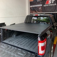 Couvre-Bennes Rigides Rétractables en Trois Parties pour Camionnette F150 Ranger Ram Chevy Silverado 1500