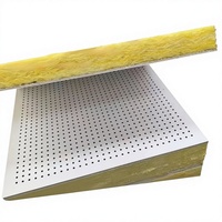 Panneau composite insonorisant ignifuge et résistant à l'humidité pour usage hôtelier en intérieur, réduction du bruit, plafond 100% polyester
