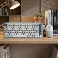Combo de Teclado y Ratón Inalámbrico 2.4G de 75% con Colores Mixtos, Personalizado, 83 Teclas, para Oficina, Fabricación ODM OEM