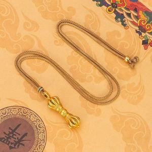 قلادات للأزواج بتصميم عتيق على شكل فاجرا وسلاسل عنق على الطراز الصيني الجديد للرجال والنساء - Product Image 2