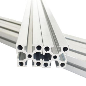 Profil ekstrusi <span class=keywords><strong>aluminium</strong></span> perakitan Slot 4040 4080 T, untuk sistem kerja & rangka <span class=keywords><strong>aluminium</strong></span> industri - Product Image 2
