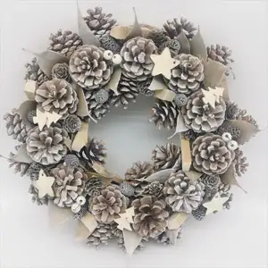 Wooden and twig Christmas Wreath