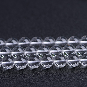 Đá tự nhiên sang trọng rõ ràng thạch anh giảm đá Loose hạt 4/6/8/10/12mm đồ trang sức làm - Product Image 4