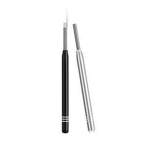 High Definition Ear Cleaning Tool 3.9mm Lens Otoscope Wide Angle Electronic Ear Wax Removal Black Silver - Product Image 1