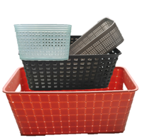Panier en plastique creux moulé par injection, léger, pour rangement domestique, forme et taille personnalisables, idéal pour le stockage des fruits