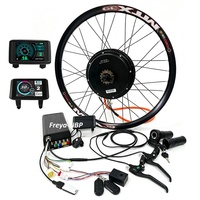 Kit moteur de moyeu de roue pour vélo électrique étanche MTX39, 110 km/h, QS205 V3 150 mm, 72V 5000W, contrôleur Sabvoton V2 100A, UKC1+