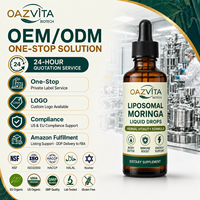 Ekstrak Daun Moringa Alami OEM Tetes Cair Harga Grosir Suplemen Penumbuh Rambut Wanita Tetes Minyak Moringa