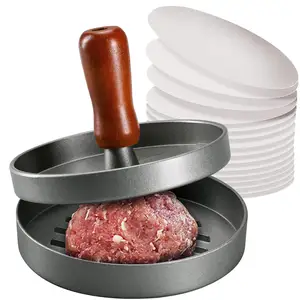 Best Sale Burger Press Patty Maker Stainless Steel Hamburger Mold Non-Stick Hamburger Press