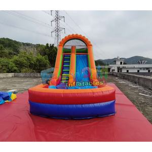 Glissière d'eau gonflable pour enfants, jeux d'arrière-cour, glissades d'eau pour miniature, pour <span class=keywords><strong>piscine</strong></span>, course à obstacles, maison gonflable, 240 pieds 15 pieds - Product Image 4