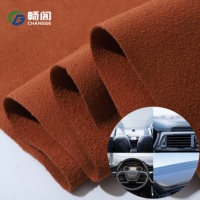 0,7mm Mikrofaser-Wildleder-Stoff Weiches Synthetisches Wildleder-Material für Fahrzeuginnenausstattung und Dekoration