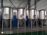 Réservoir sous pression de 1000 L avec contrôle PLC pour la production de bière, la fabrication de cidre et la ligne de production de cidre de pomme