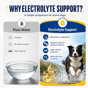 Mezcla de electrolitos para perros de alto rendimiento, sal de rehidratación de origen natural para perros de caza y trabajo, grado veterinario, con certificado de análisis (COA) - Product Image 5