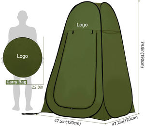 Carpa Portátil Plegable para Inodoro, Ducha y Camping al Aire Libre - Product Image 3