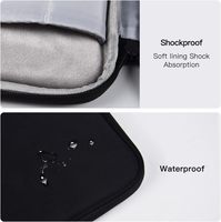 Étui de transport portable imperméable pour tablette 11-13 pouces avec logo personnalisé, poignée et compartiments pour iPad