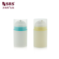 Flacon pompe sans air en PP pour emballage cosmétique, contenant de lotion rechargeable avec tête de distribution interchangeable, distributeur de voyage