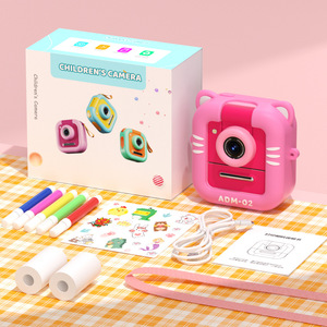 Cámara Instantánea para Niños con Impresión Instantánea, Pantalla HD de 2.0 Pulgadas, Sensor CMOS, Cuerpo de Plástico, 120 °   Lente Gran Angular de Enfoque Fijo con Ranura para Tarjeta MicroSD - Product Image 6