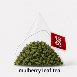 Té de Hoja de Morera al por Mayor en Bolsitas Piramidales, 30 Bolsitas, 100% Natural, Morus <span class=keywords><strong>Alba</strong></span>, Ingrediente Único, Apoyo para el Azúcar en la Sangre - Product Image 2