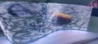 Pantalla LED de Película de Cristal P10, Pantalla Transparente Flexible HD, Pantalla de Película de Cristal para Publicidad en Centros Comerciales