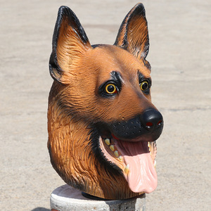 Masque de chien de chasse en latex pour Halloween, accessoire de costume de cosplay, taille unique - Product Image 2