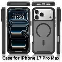 Funda Magnética con Carga Inalámbrica JUNBO, Acabado Mate, para iPhone 18 17 16 15 Pro Max, Resistente a Impactos, Carcasa Protectora Rígida de PC