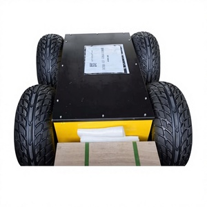 Châssis de robot monte-escaliers à roues, moteur, petite plateforme, capacité de charge de 80 kg, usage industriel - Product Image 1