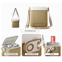 Glacière Moderne Écologique 10L Couleur Personnalisable pour le Camping, le Stockage de Canettes et de Vin avec Rétention de Glace de 24h