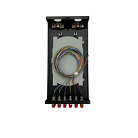 Box Terminale in Fibra Ottica FC a 12 Porte di Grado Telecom, Scatola di Giunzione in Acciaio Laminato a Freddo, Box per Fusione Fibra Ottica FTTH Montabile a Parete, Patch Panel