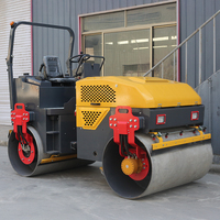 Compacteur routier à double tambour pour asphalte, rouleau compresseur routier à double tambour, rouleau compresseur routier autoporté à bon prix