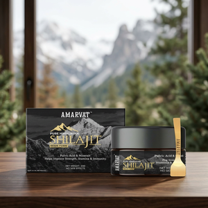 Premium Amarvat <b>Himalayan</b> <b>Shilajit</b> Gold Resin Natural Fulvic Mineral Formula for Daily Strength Endurance Active Lifestyle Vital - Product Image 3