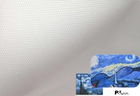 Vente en gros de rouleau de toile de peinture extensible pour extérieur jet d'encre vierge 300d 205g 100% polyester