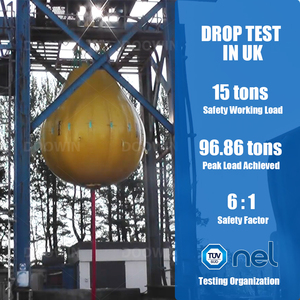 Sacs d'eau certifiés CE pour essais de charge de grues, capacité 1 tonne et 5 tonnes. - Product Image 5