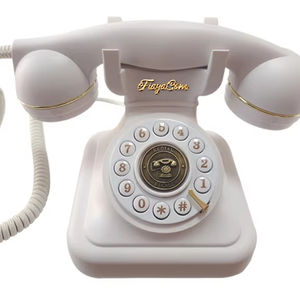 Decorazione di nozze telefono festa di compleanno raccogliere benedizioni antico Guestbook Euro classica Vintage registrazione di messaggi Audio - Product Image 1