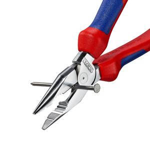 Knipex 08 25 185คีมรวมจมูกพร้อมที่จับหลายองค์ประกอบชุบโครเมี่ยม185มม - Product Image 4
