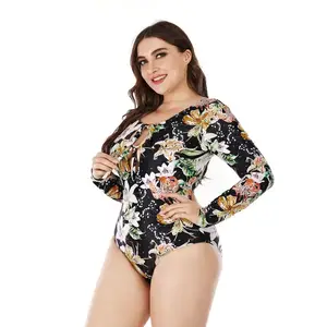 प्लस आकार Tankinis 1 टुकड़ा सेट पोशाक Swimwear के महिलाओं बिकनी स्नान सूट OEM सेवा डिजिटल प्रिंट वयस्कों बिकनी सेट दौर गर्दन