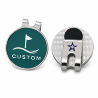 Marcador de Pelotas de Golf Magnético Personalizado con Diseño Gratuito, Clip para Gorra, Esmalte Duro y Suave, Metal, Accesorio de Golf Premium