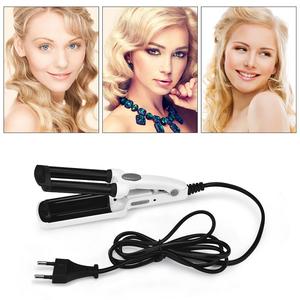 <span class=keywords><strong>Cheveux</strong></span> Waver Portable Voyage <span class=keywords><strong>Cheveux</strong></span> Fer À Friser Professionnel Mini Oeuf Rouleau Ondulé Trois Tube Vague Profonde Fer À Friser - Product Image 2