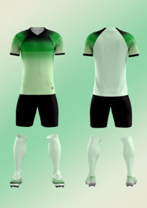 Set Jersey Sepak Bola Penuh Pria, Sublimasi Kustom 100% Poliester - Product Image 4