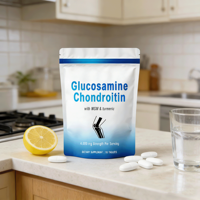 Vente en gros de comprimés de glucosamine chondroïtine personnalisés Absorption facile Lubrifier l'articulation Comprimés de glucosamine chondroïtine